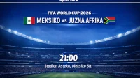 Meksiko – Južna Afrika (FIFA World Cup 2026, stadion Asteka, 21.00)