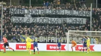 Morbidan i necivilizacijski transparent BH fanatikosa u Zenici