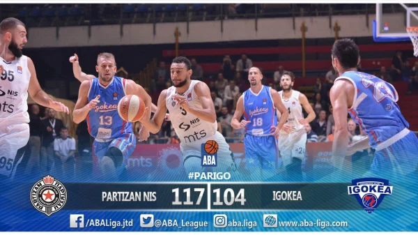 Revolveraški obračun Partizanu, ABA liga